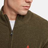 Alfie Lambswool Knit Full-zip