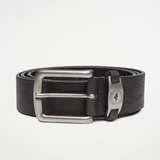 Metal Loop Leather Belt