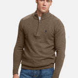 Axel Lambswool Knit Half-zip