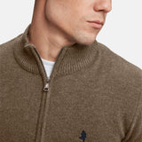 Axel Lambswool Knit Half-zip