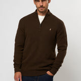 Axel Lambswool Knit Half-zip