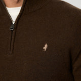 Axel Lambswool Knit Half-zip