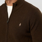 Alfie Lambswool Knit Full-zip