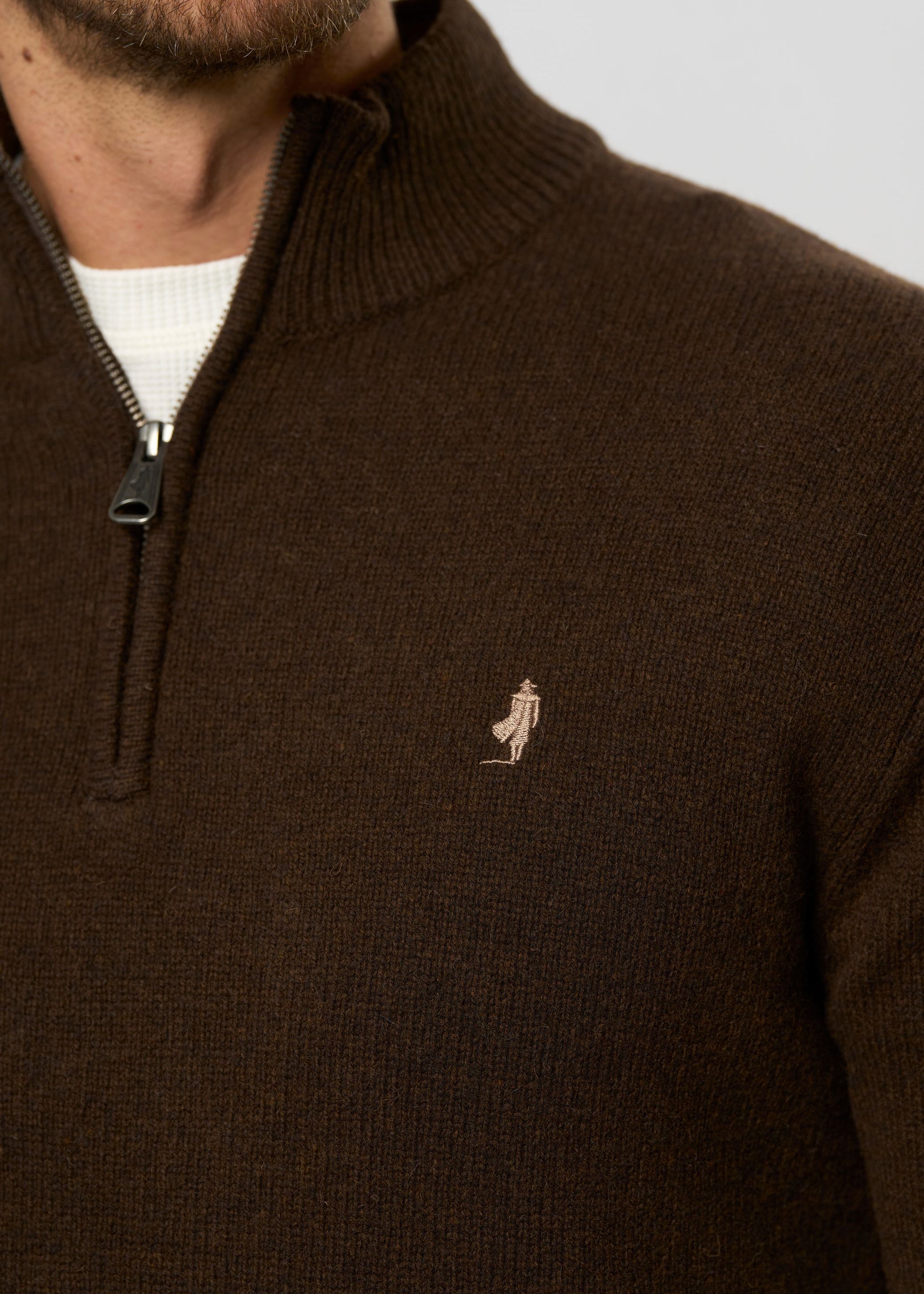 MCAxel Half-zip Lambswool Knit